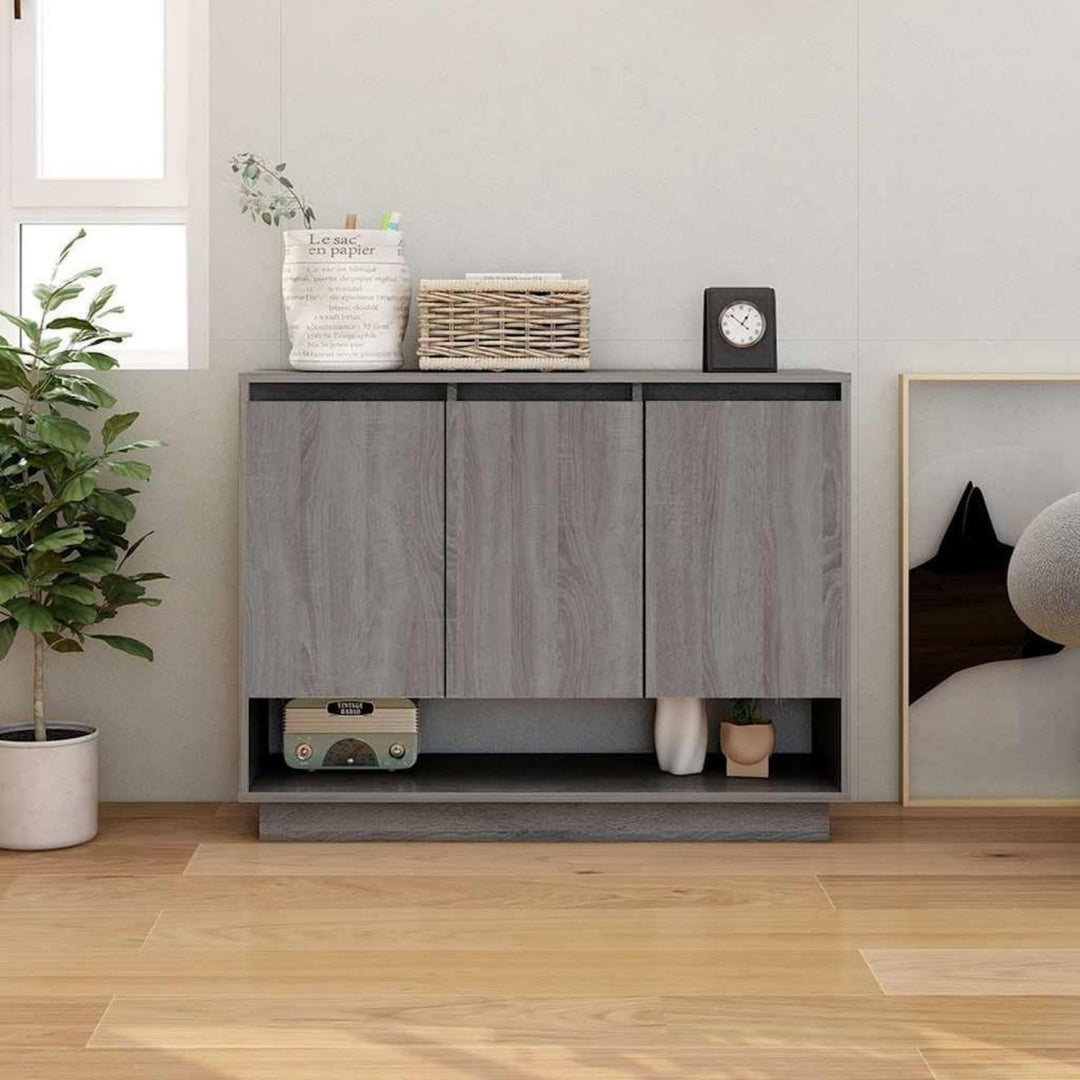 Sideboard aus Holzwerkstoff zeigt 3 Tueren