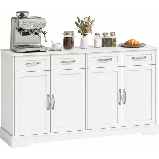 4 Tueren und Hoehenverstellung an dem Sideboard