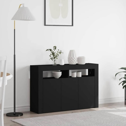 3 Tueren an dem Sideboard aus Holzwerkstoff