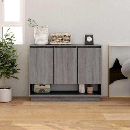 Sideboard aus Holzwerkstoff zeigt 3 Tueren