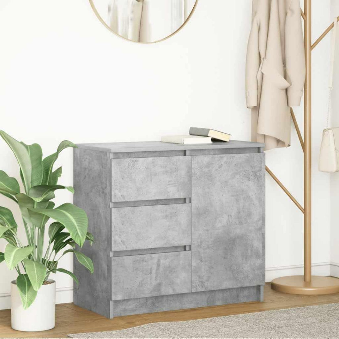 Das Sideboard nimmt mit 71 x 35 x 65 cm Gestalt an