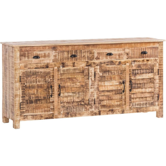 Das Sideboard nimmt mit 182 x 90 x 42 cm Gestalt an