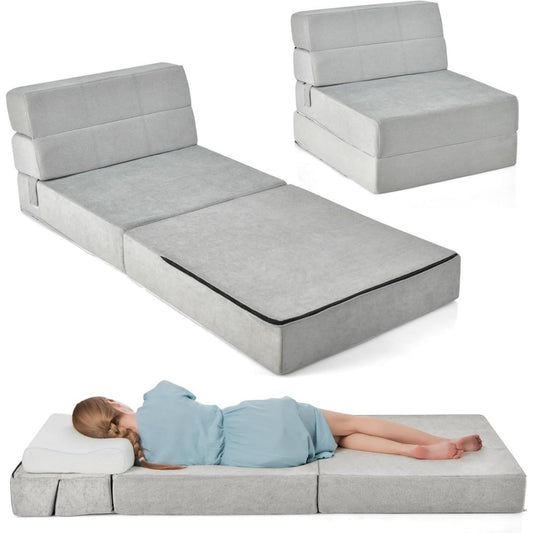Eine Schlaffunktion ergaenzt das Sofa