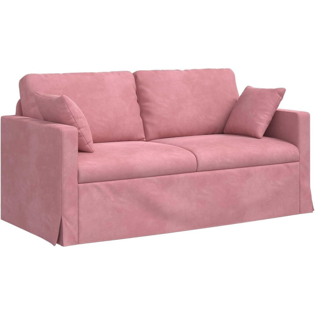 Kunststofffuesse an dem Sofa